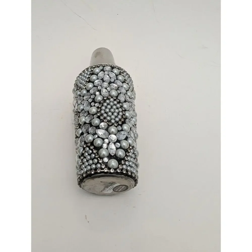 Coctail Shaker Pier One Beaded Pearl Silver Entertaining Party Barware Glam